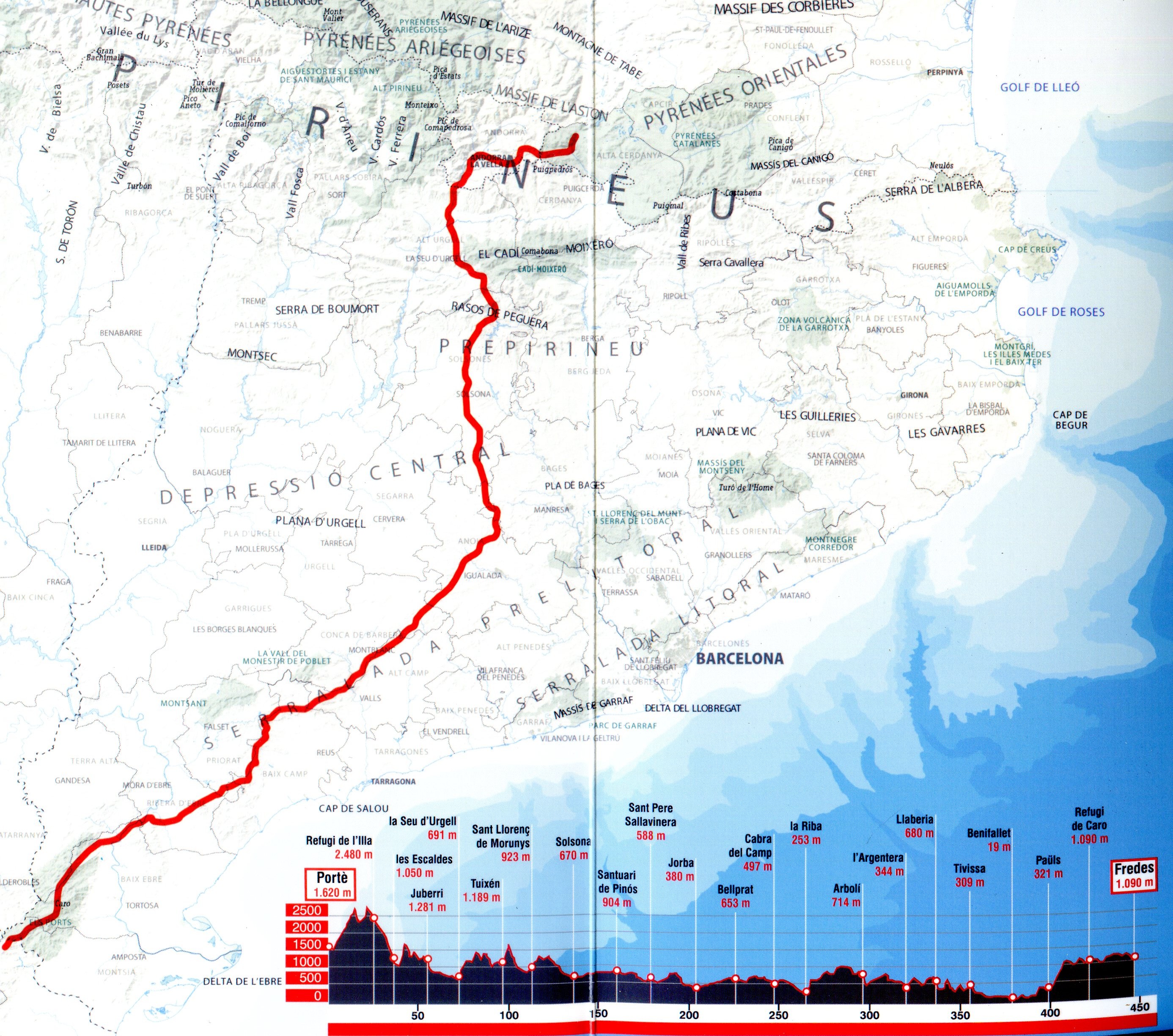 GR 7 : Catalunya : Del nord al sud : Dels Pirineus al Massís del Port - Miniatura 3